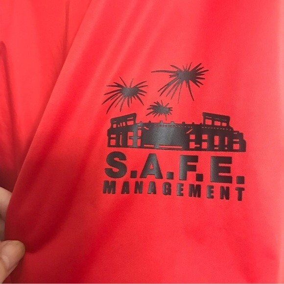 SUPER BOWL LIV NFL S.A.F.E. Security Staff Red Windbreaker Jacket Men's 3X - Picture 5 of 11